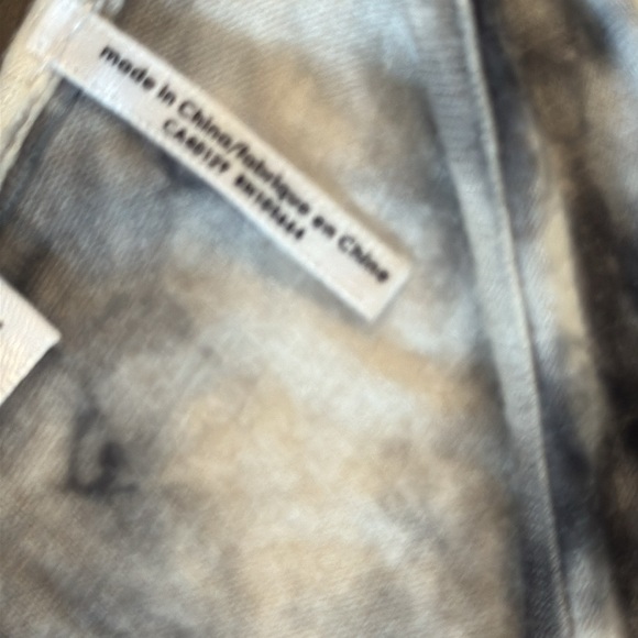 L.A.M.B. Y2K Black and White Tie-Dye Layered Bubble Back Tank Top Size Medium - Picture 7 of 13